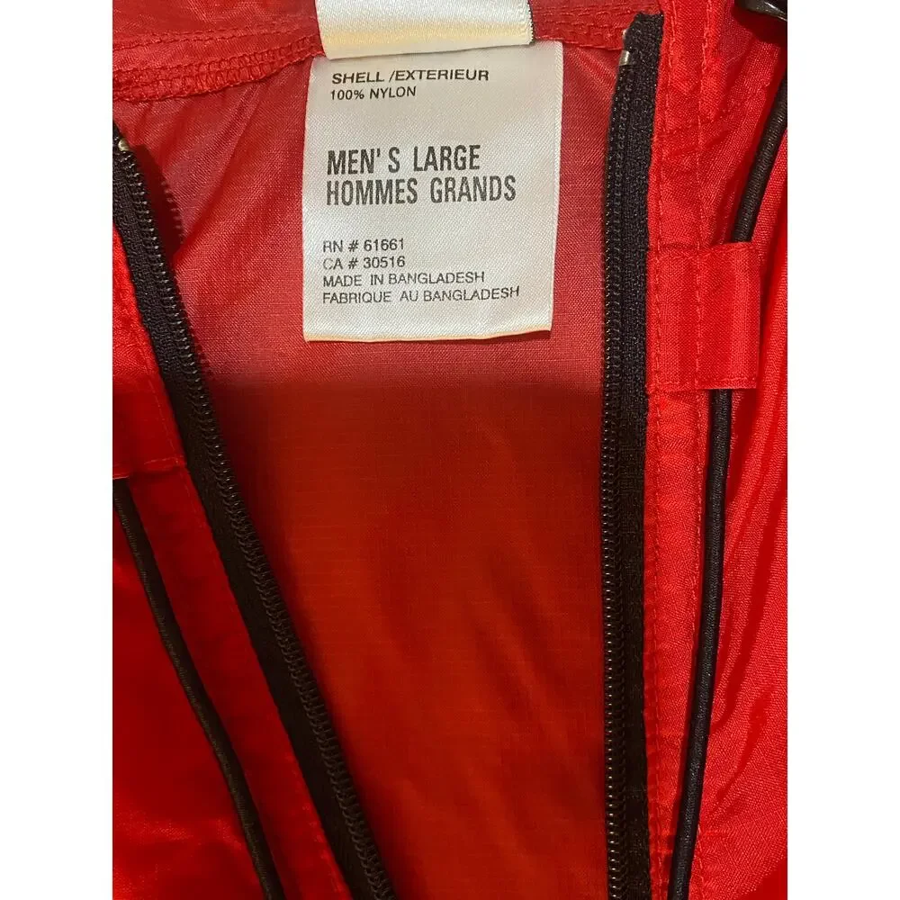 Red The North‎ Face Lightweight Hooded Windbreaker | Rain Trail Jacket (Men's L)